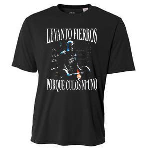 Levanto Fierros Porque Culos Ni Uno Calaca Cooling Performance Crew T-Shirt