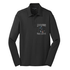 Levanto Fierros Porque Culos Ni Uno Calaca Silk Touch Performance Long Sleeve Polo