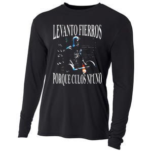 Levanto Fierros Porque Culos Ni Uno Calaca Cooling Performance Long Sleeve Crew