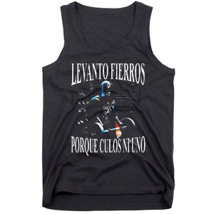 Levanto Fierros Porque Culos Ni Uno Calaca Tank Top