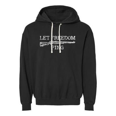 Let Freedom Ping Garment-Dyed Fleece Hoodie