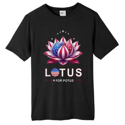 Lotus For Potus Kamala Harris 2024 President Trend Election Tall Fusion ChromaSoft Performance T-Shirt