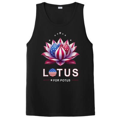 Lotus For Potus Kamala Harris 2024 President Trend Election PosiCharge Competitor Tank