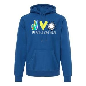 Love Flower Peace Sunshine Love Water Sun Cute Gift Premium Hoodie