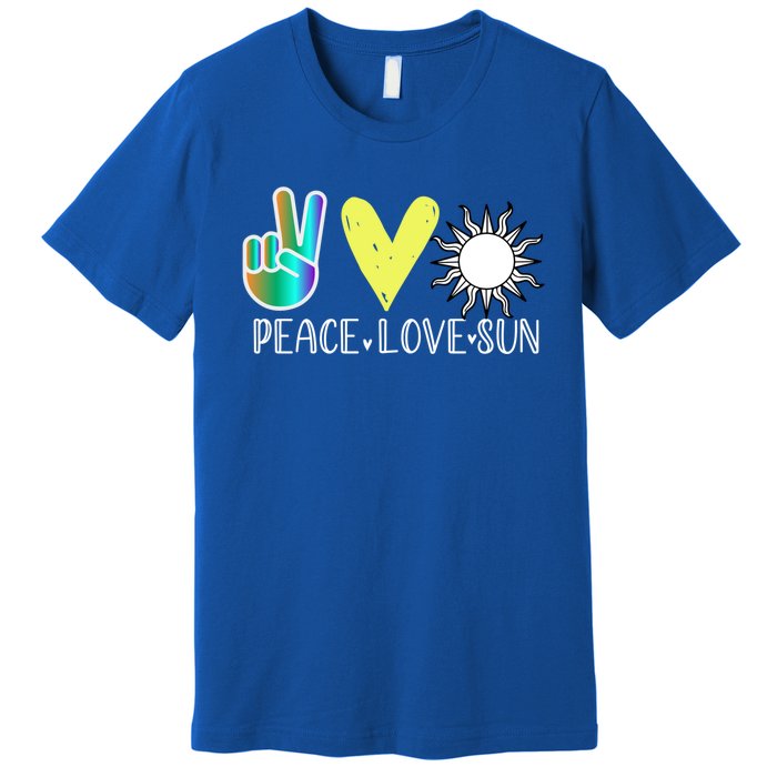 Love Flower Peace Sunshine Love Water Sun Cute Gift Premium T-Shirt