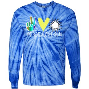 Love Flower Peace Sunshine Love Water Sun Cute Gift Tie-Dye Long Sleeve Shirt