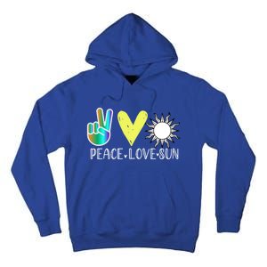 Love Flower Peace Sunshine Love Water Sun Cute Gift Tall Hoodie