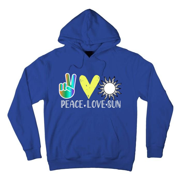 Love Flower Peace Sunshine Love Water Sun Cute Gift Tall Hoodie