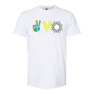 Love Flower Peace Sunshine Love Water Sun Cute Gift Softstyle CVC T-Shirt