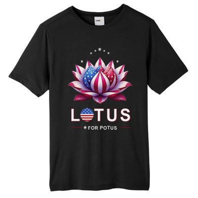 Lotus For Potus Kamala Harris 2024 President Trend Election Tall Fusion ChromaSoft Performance T-Shirt