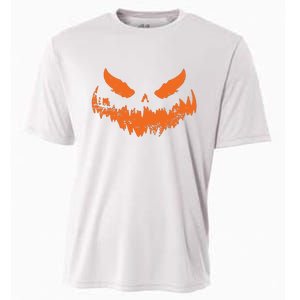 Lantern Face Pumpkin Scary Halloween Costume Funny Cooling Performance Crew T-Shirt