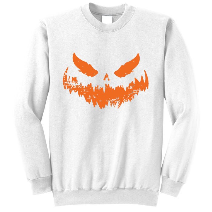 Lantern Face Pumpkin Scary Halloween Costume Funny Sweatshirt