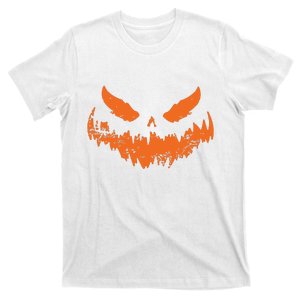 Lantern Face Pumpkin Scary Halloween Costume Funny T-Shirt