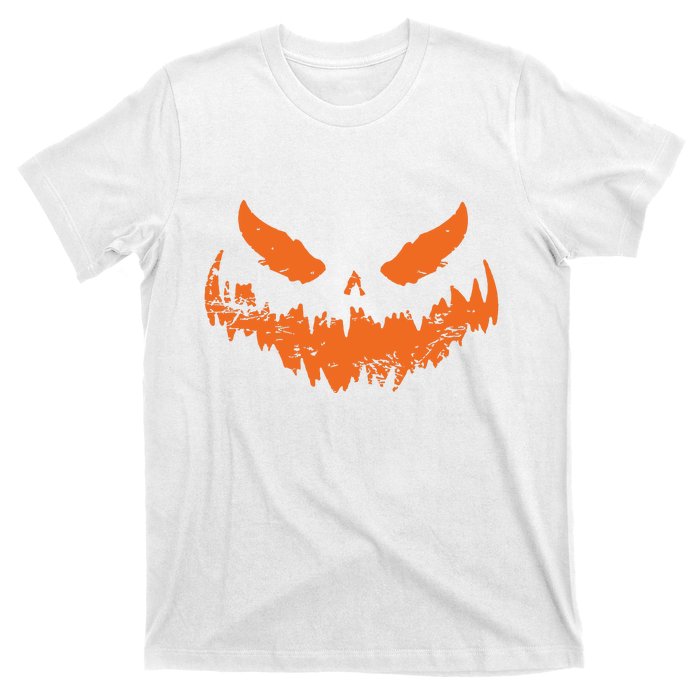 Lantern Face Pumpkin Scary Halloween Costume Funny T-Shirt