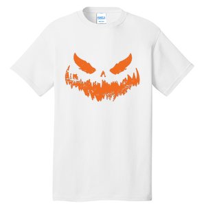 Lantern Face Pumpkin Scary Halloween Costume Funny Tall T-Shirt