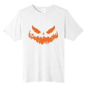 Lantern Face Pumpkin Scary Halloween Costume Funny Tall Fusion ChromaSoft Performance T-Shirt