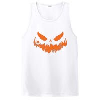 Lantern Face Pumpkin Scary Halloween Costume Funny PosiCharge Competitor Tank