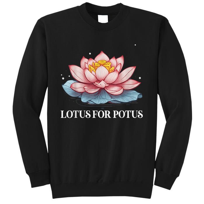 Lotus For Potus Kamala Harris President Campaign 2024 Sweatshirt