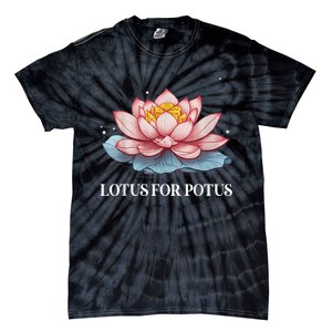 Lotus For Potus Kamala Harris President Campaign 2024 Tie-Dye T-Shirt