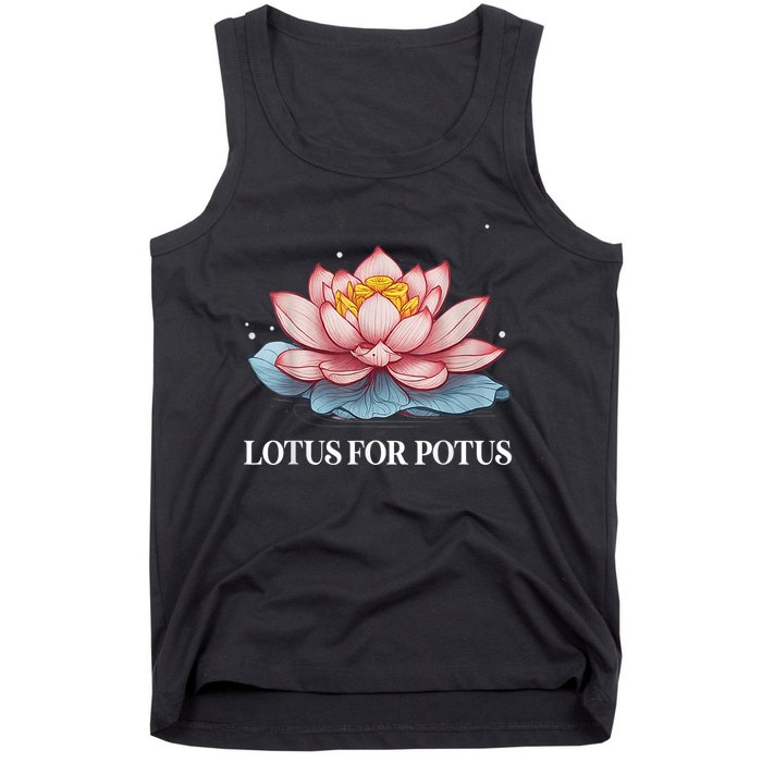 Lotus For Potus Kamala Harris President Campaign 2024 Tank Top