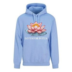 Lotus For Potus Kamala Harris President Campaign 2024 Unisex Surf Hoodie