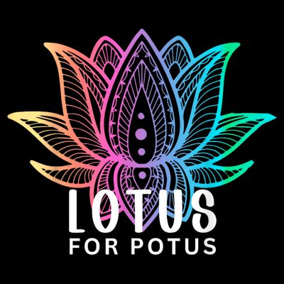 Lotus For Potus Kamala Harris Support Design Election 2024 T-Shirt