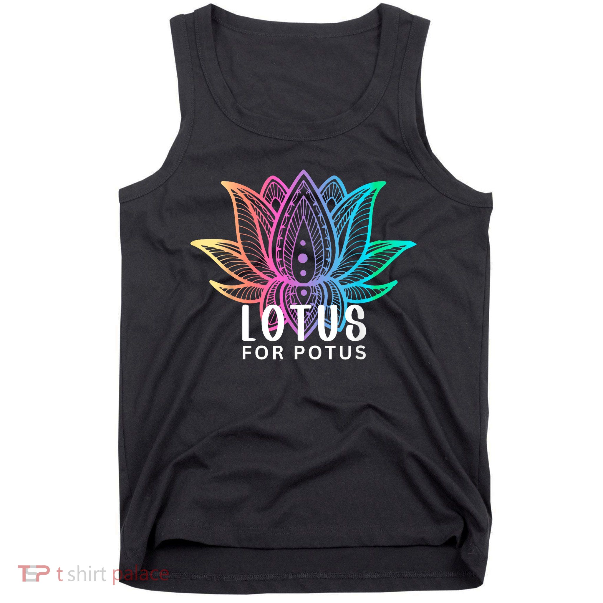 Lotus For Potus Kamala Harris Support Design Election 2024 Tank Top