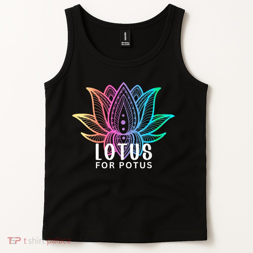 Lotus For Potus Kamala Harris Support Design Election 2024 Tank Top