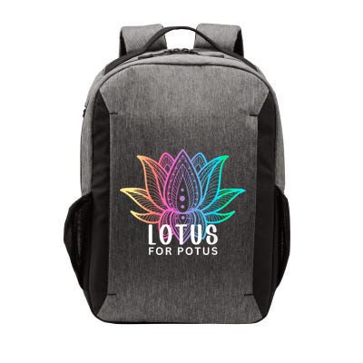 Lotus For Potus Kamala Harris Support Design Election 2024 Vector Backpack