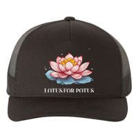 Lotus For Potus Kamala Harris President Campaign 2024 Yupoong Adult 5-Panel Trucker Hat