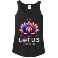 Lotus For Potus Kamala Harris 2024 Ladies Essential Tank