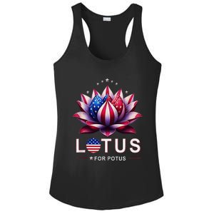 Lotus For Potus Kamala Harris 2024 Ladies PosiCharge Competitor Racerback Tank