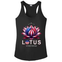 Lotus For Potus Kamala Harris 2024 Ladies PosiCharge Competitor Racerback Tank