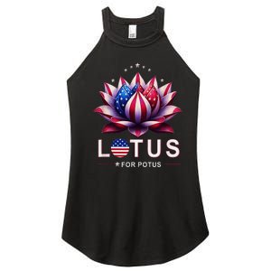 Lotus For Potus Kamala Harris 2024 Women's Perfect Tri Rocker Tank