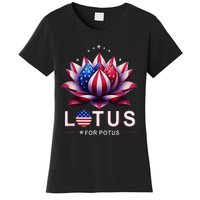 Lotus For Potus Kamala Harris 2024 Women's T-Shirt