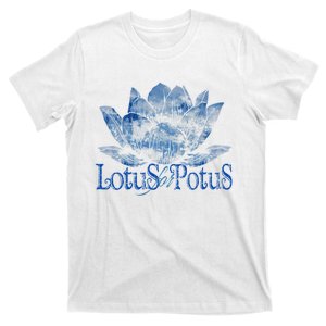 Lotus For Potus Kamala Harris 2024 Election Distressed T-Shirt