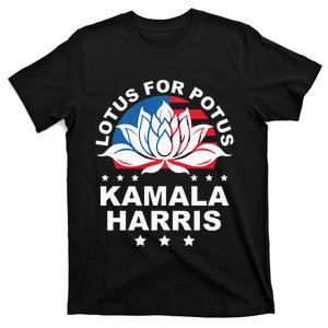 Lotus For Potus Kamala Harris 2024 For President Elections T-Shirt