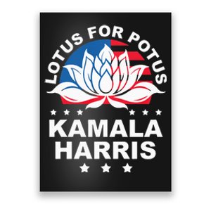 Lotus For Potus Kamala Harris 2024 For President Elections Poster