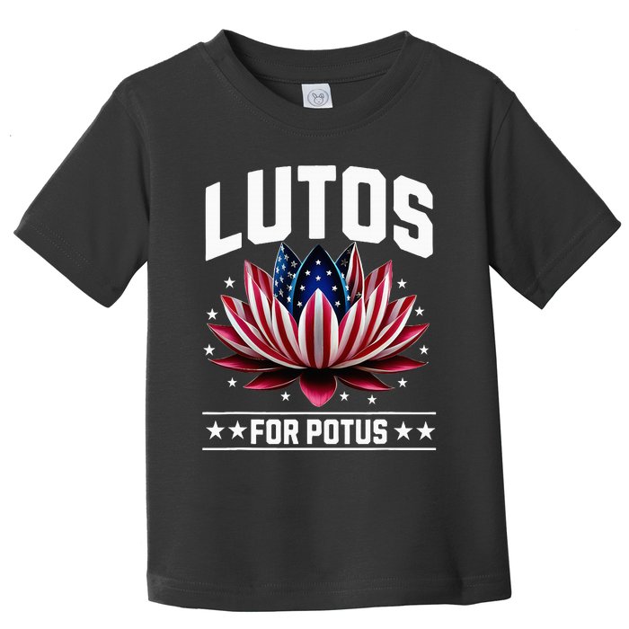 Lotus For Potus Kamala Harris 2024 President Toddler T-Shirt