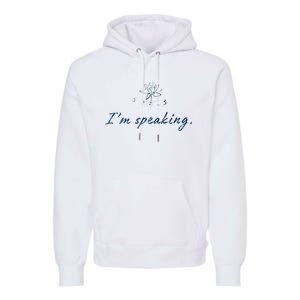 Lotus For Potus Khive 2024 IM Speaking Premium Hoodie