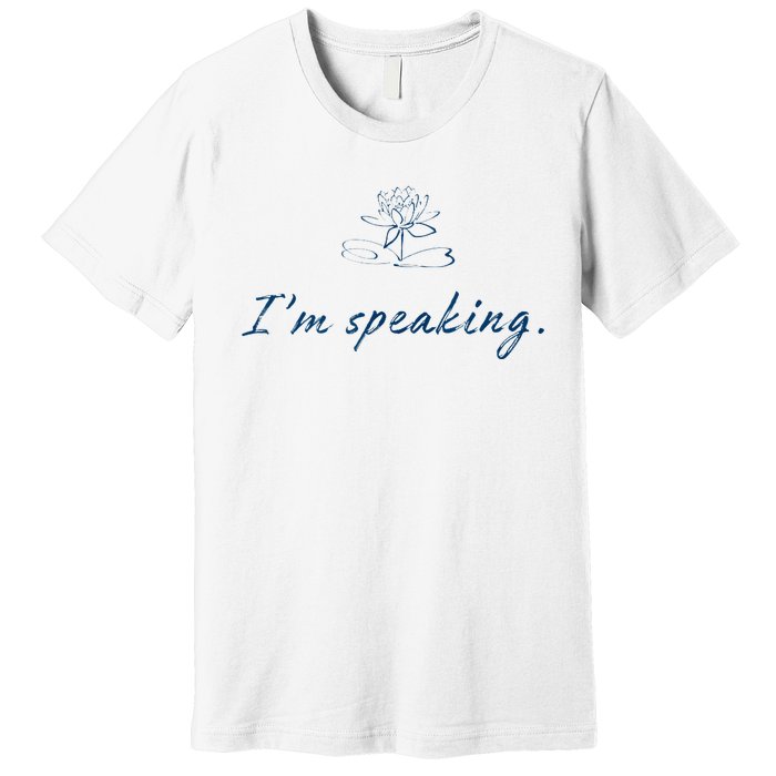 Lotus For Potus Khive 2024 IM Speaking Premium T-Shirt