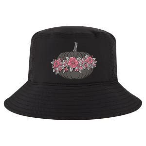 Lovely Flowered Pumpkin Cool Comfort Performance Bucket Hat