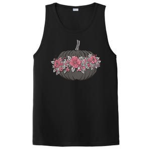 Lovely Flowered Pumpkin PosiCharge Competitor Tank