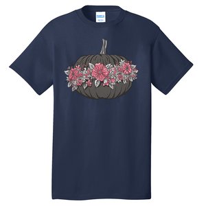 Lovely Flowered Pumpkin Tall T-Shirt