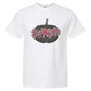 Lovely Flowered Pumpkin Garment-Dyed Heavyweight T-Shirt