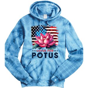 Lotus For Potus President Election Vote Tie Dye Hoodie