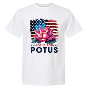 Lotus For Potus President Election Vote Garment-Dyed Heavyweight T-Shirt