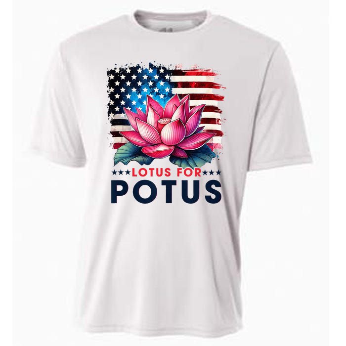 Lotus For Potus President Election Vote Cooling Performance Crew T-Shirt