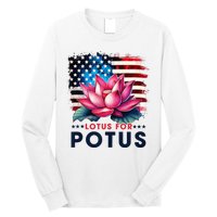 Lotus For Potus President Election Vote Long Sleeve Shirt