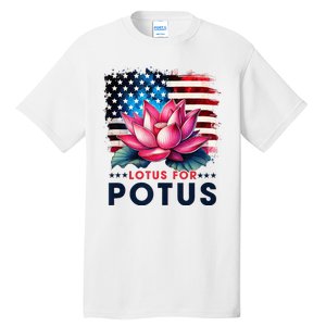 Lotus For Potus President Election Vote Tall T-Shirt